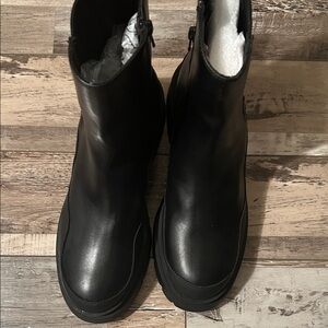 Wild Pair Black Ankle Boots